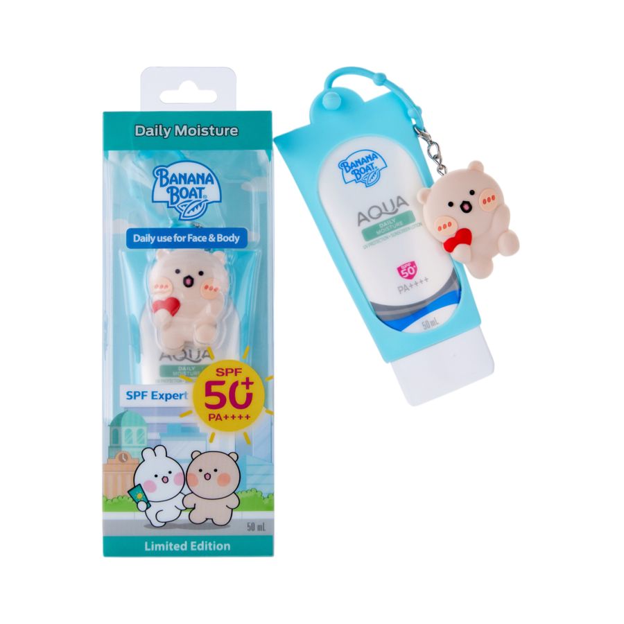 Banana Boat AQUA Daily Moisture Bearzzing Edition Sunscreen SPF 50+ PA++++ 50ml