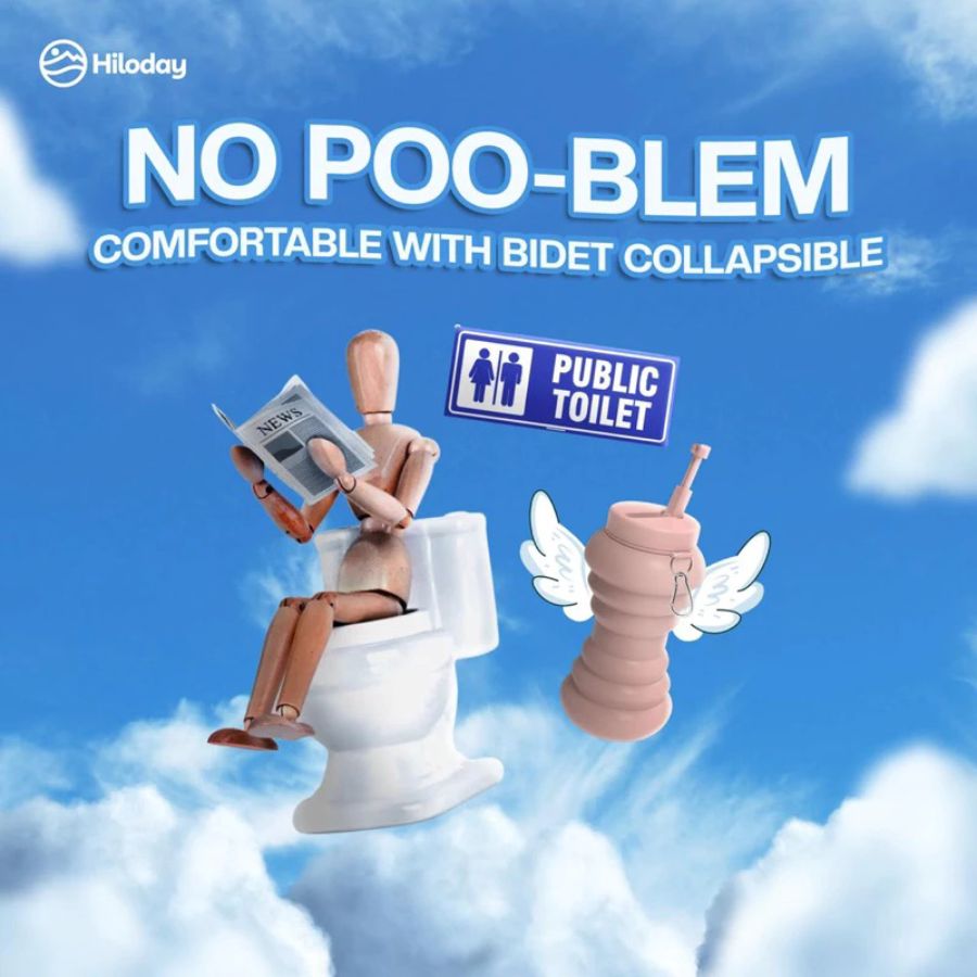 Hiloday Collapsible Travel Bidet 1pcs
