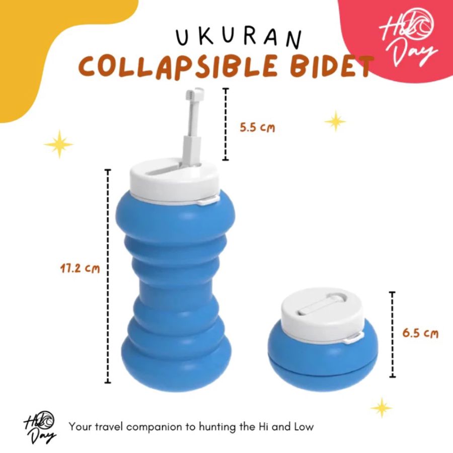 Hiloday Collapsible Travel Bidet 1pcs