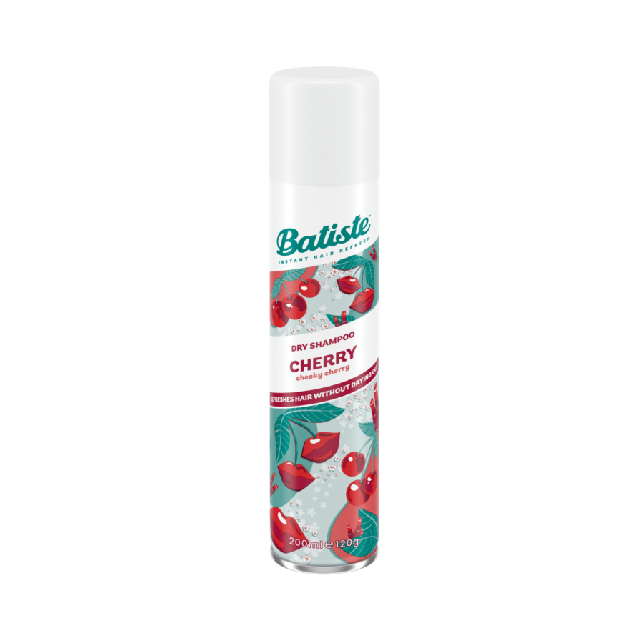 B1G1 Batiste Dry Shampoo Fruity & Cheeky Cherry 200ml Free Batiste Leave-in Dry Conditioner Original/Blush 100ml 1pack