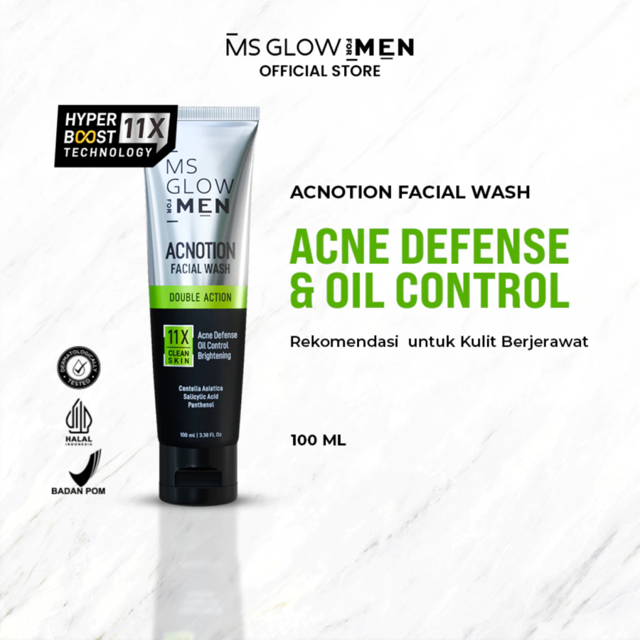 MS Glow For Men Acnotion Facial Wash 100ml