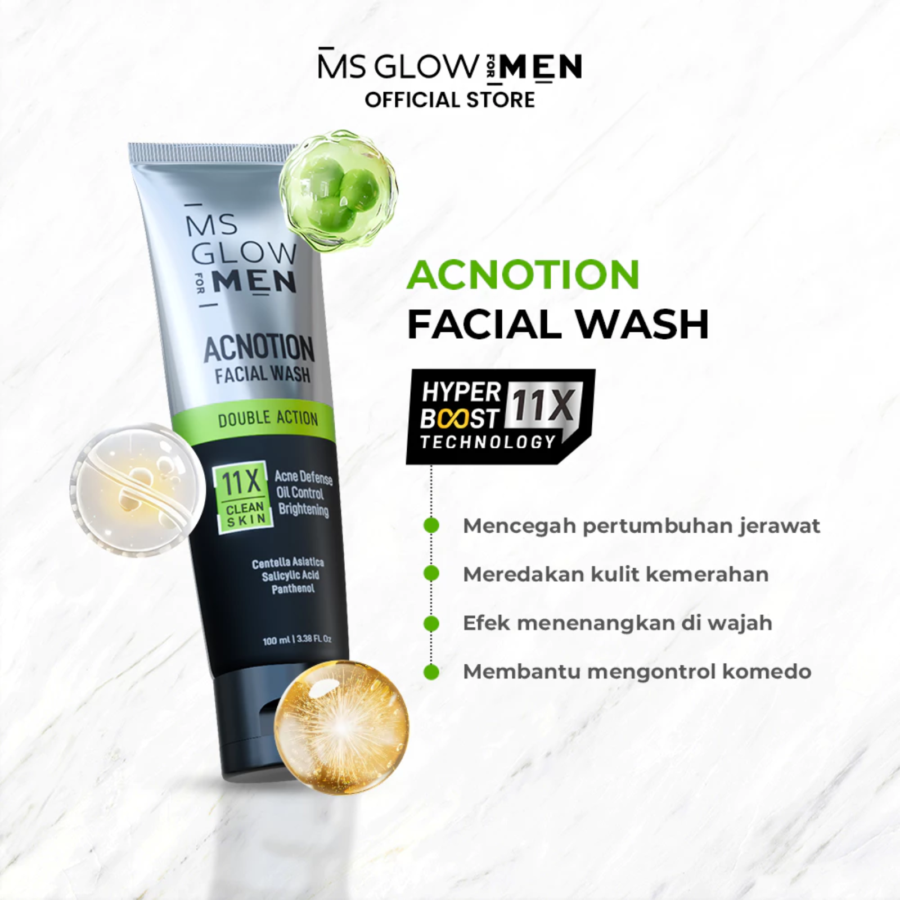 MS Glow For Men Acnotion Facial Wash 100ml