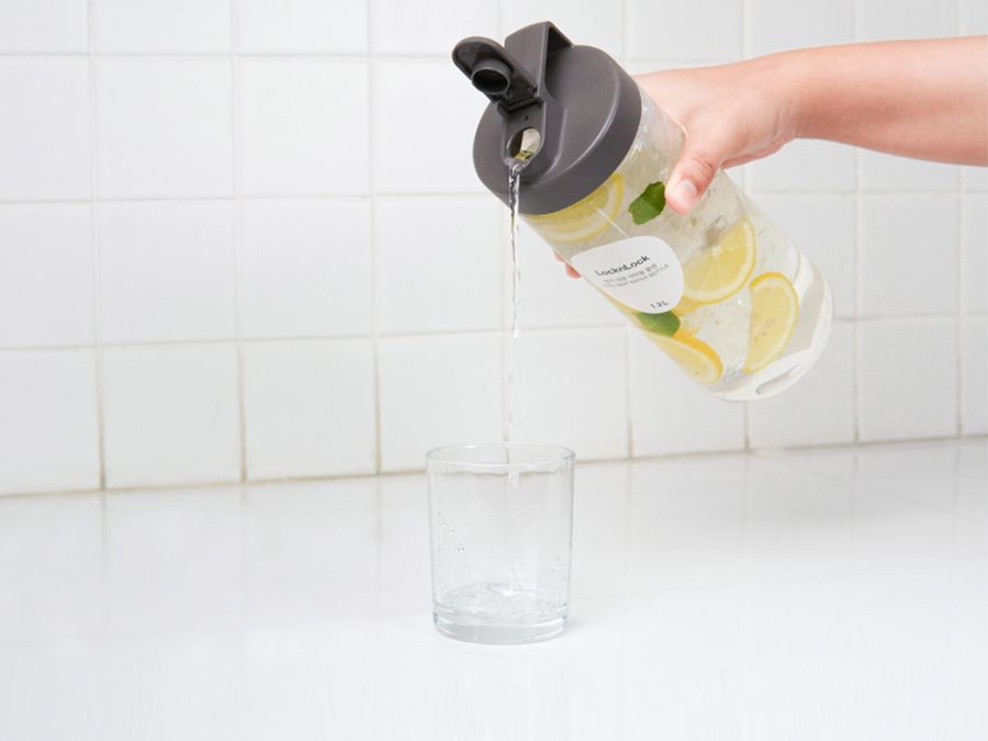 LocknLock Easy Grip Water Bottle Abu-Abu 1500 ml 1pcs
