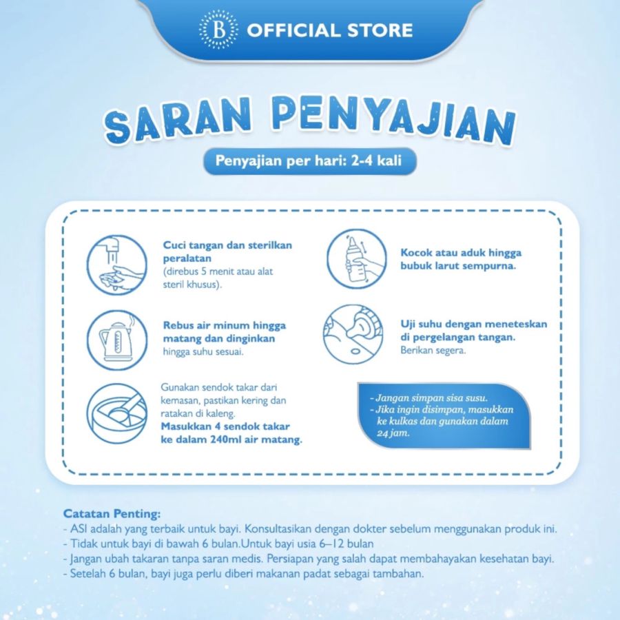 Bellamy's Organic Step 2 Follow-On Formula Susu Formula Organik Usiai 6-12 Bulan 900gram