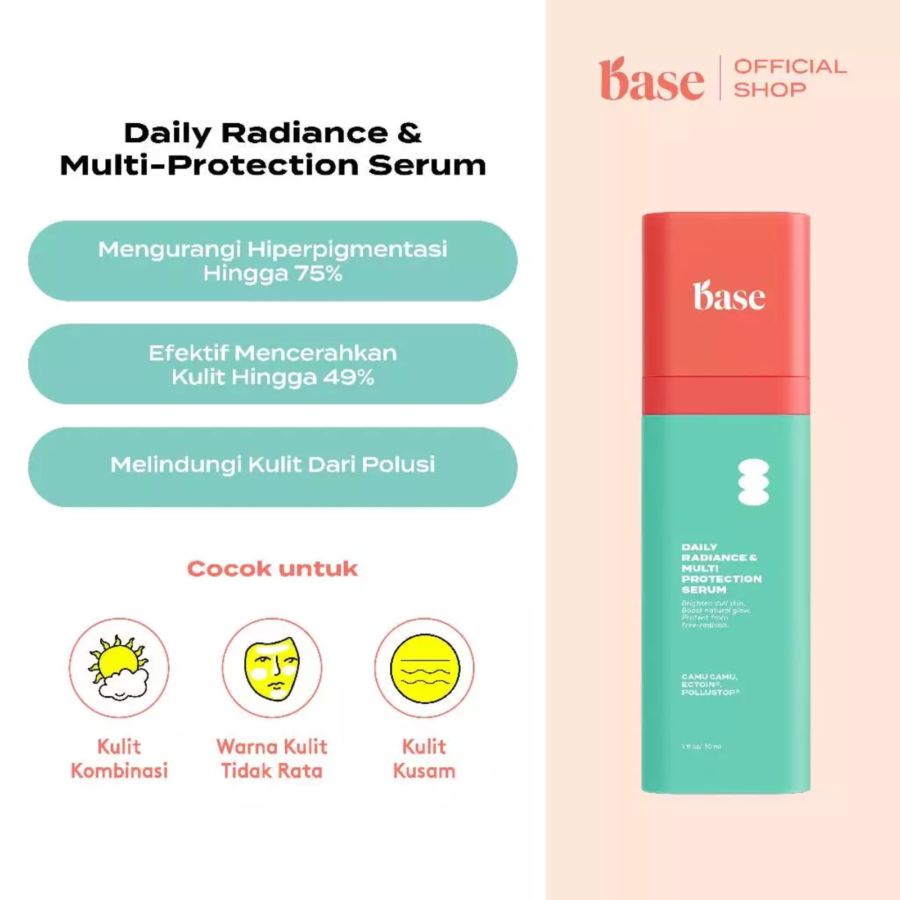 Base Daily Radiance & Multi-Protection Serum 30ml