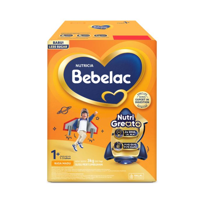 Bebelac 1+ Madu 1-3 Tahun Susu Formula