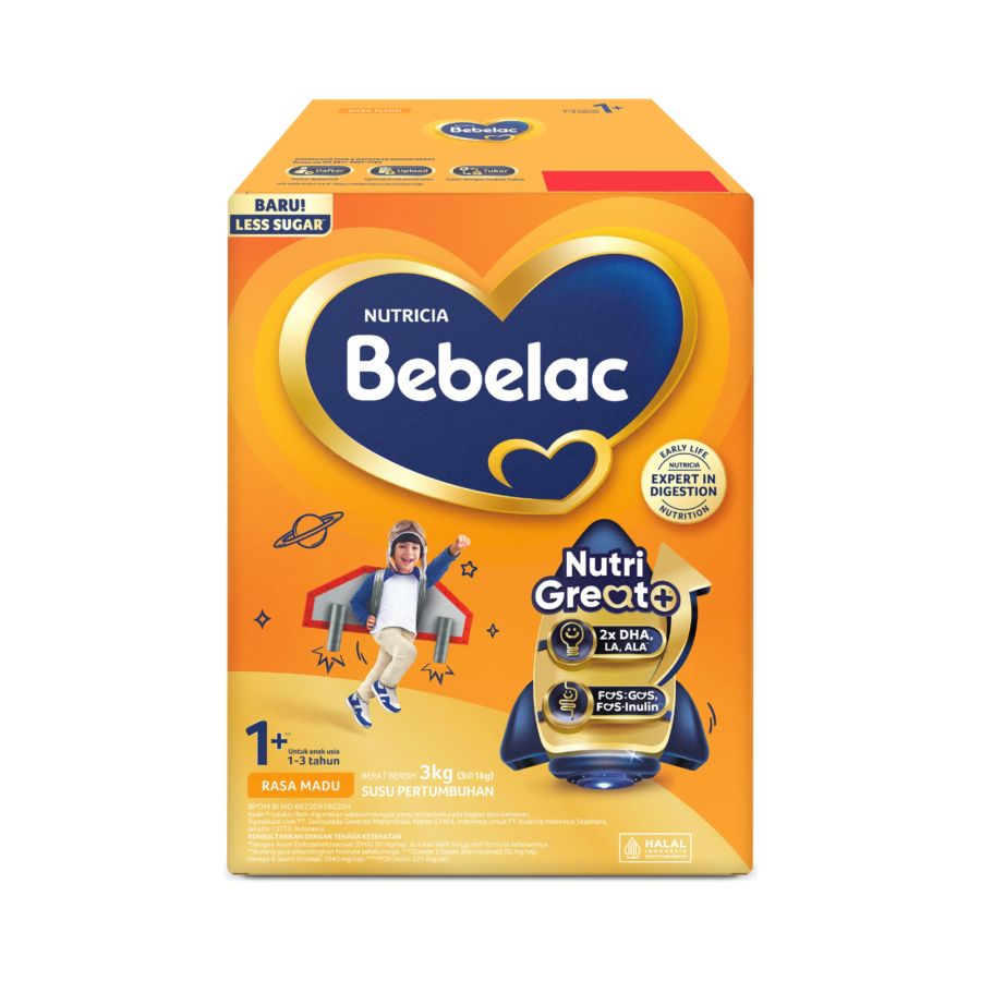 Bebelac 1+ Madu 1-3 Tahun Susu Formula 3000gram