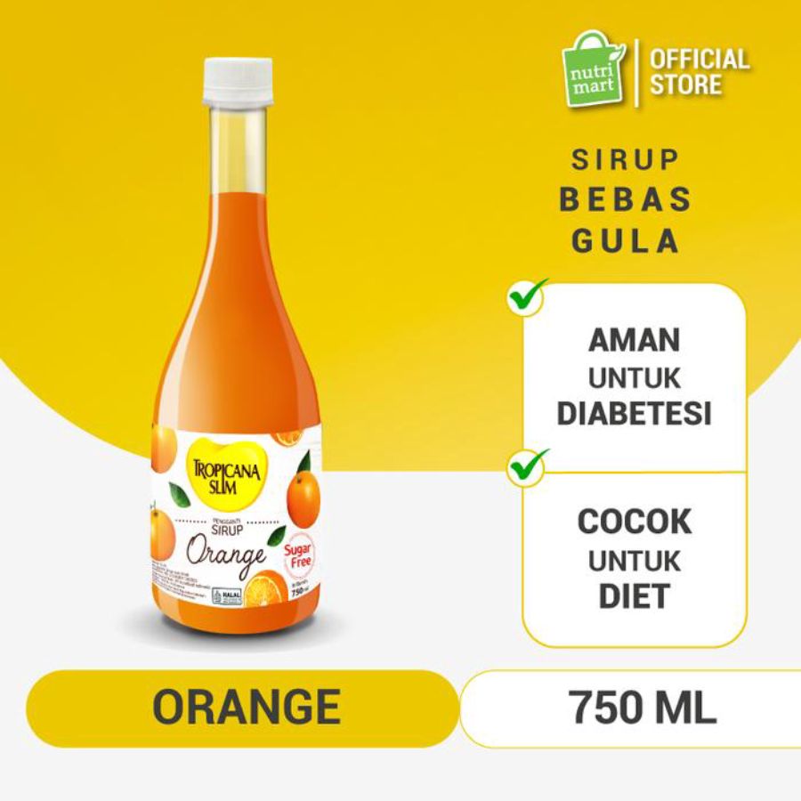 Tropicana Slim Syrup Orange 750ml