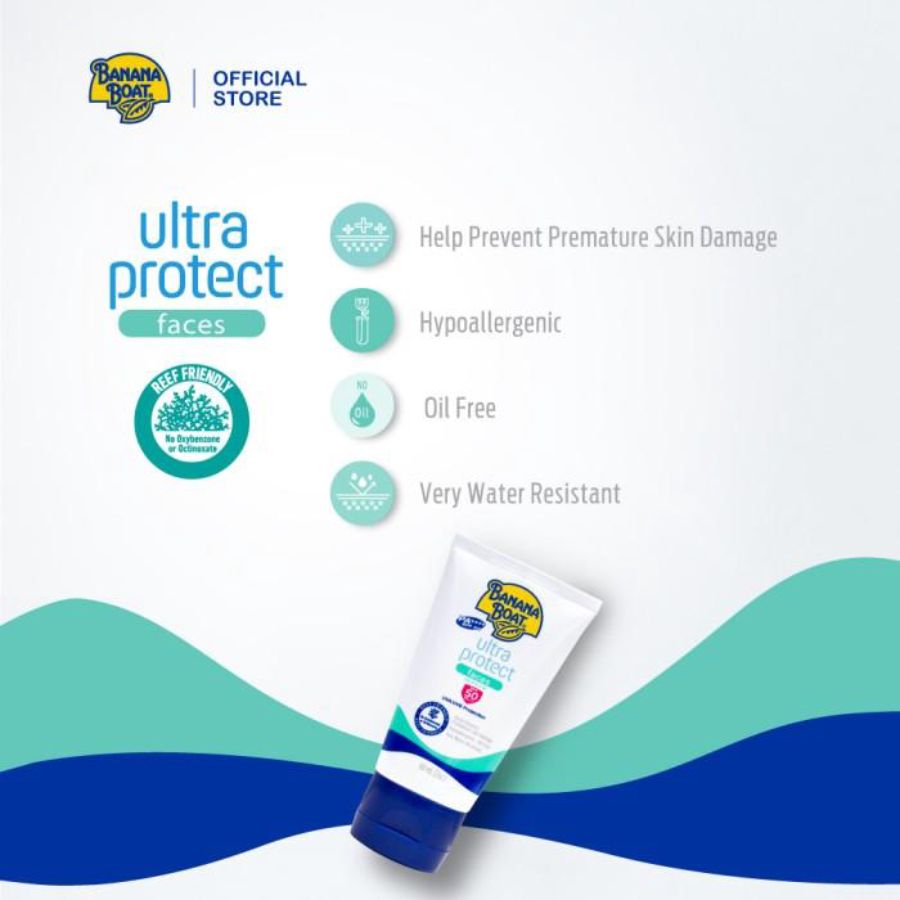 Banana Boat Ultra Protect Faces Sunscreen SPF 50 PA++++ 60ml