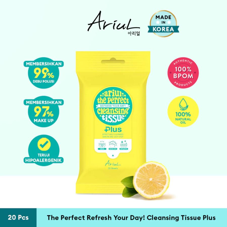 Ariul The Perfect Refresh Your Day Cleansing Tissue Make Up Remover 20sheets