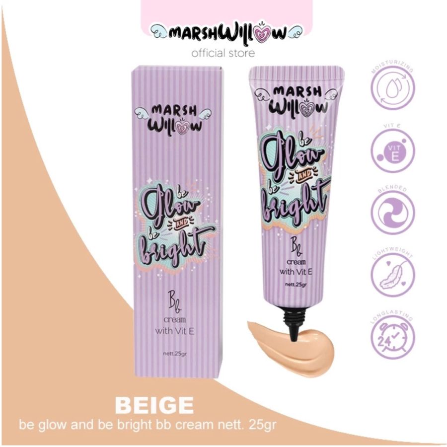 Marshwillow Be Glow & Be Bright BB Cream Light 25gram
