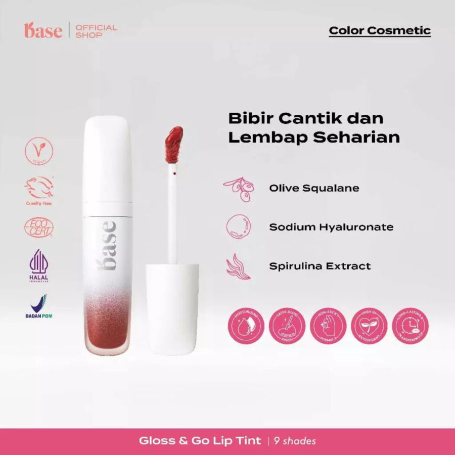 Base Gloss & Go Lip Tint - 02 Movin Maroon 5ml