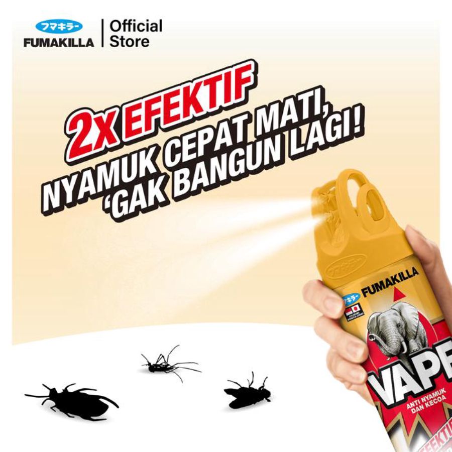 Vape Aerosol Orange Pembasmi Serangga 600ml