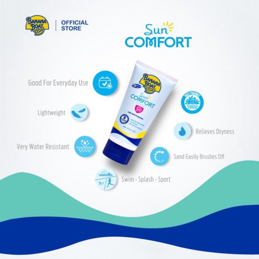 Banana Boat Sun Comfort SPF 50 PA+++ Sunscreen 90ml