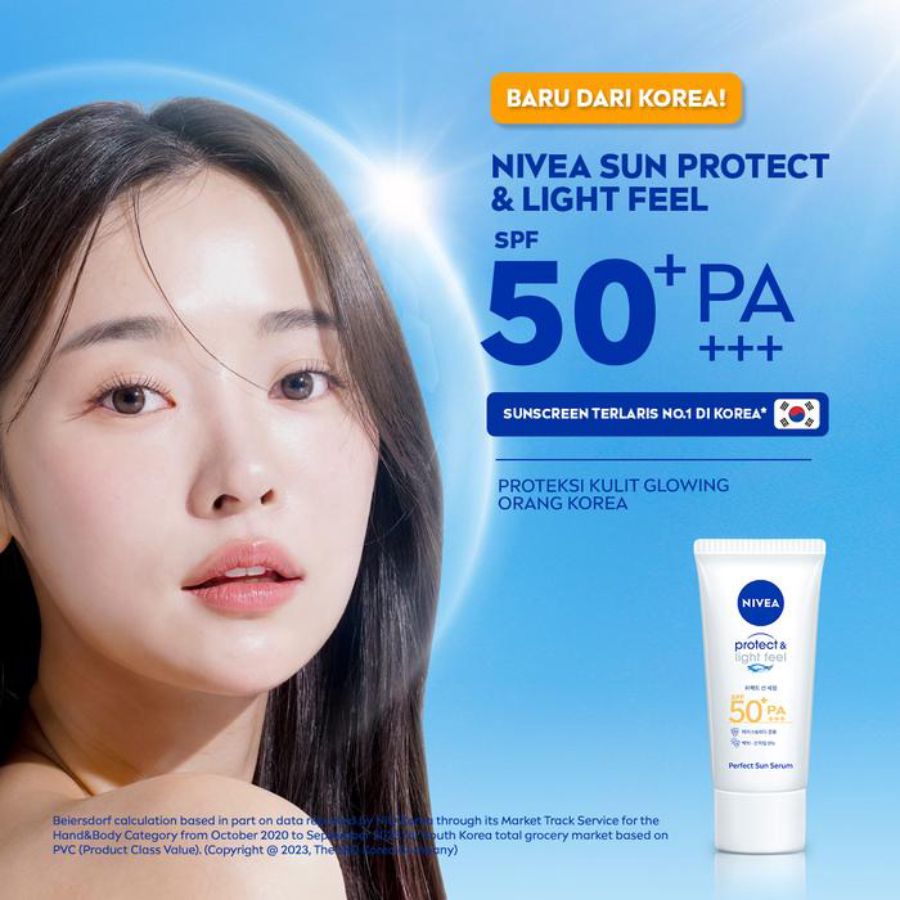 NIVEA SUN Face Protect & Light Feel SPF 50PA 90ml