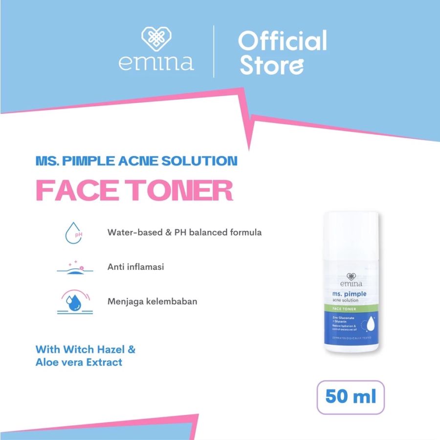 Emina Ms. Pimple Acne Solution Face Toner 100ml