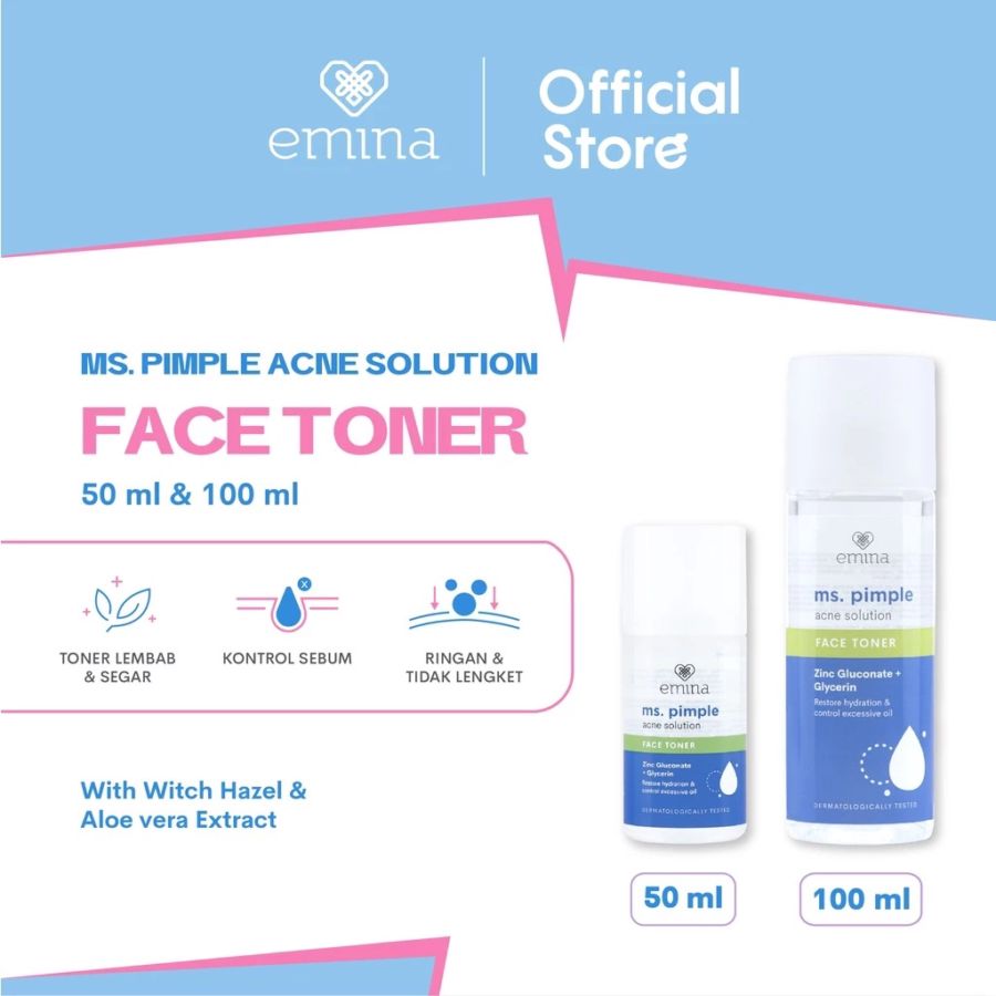 Emina Ms. Pimple Acne Solution Face Toner 100ml