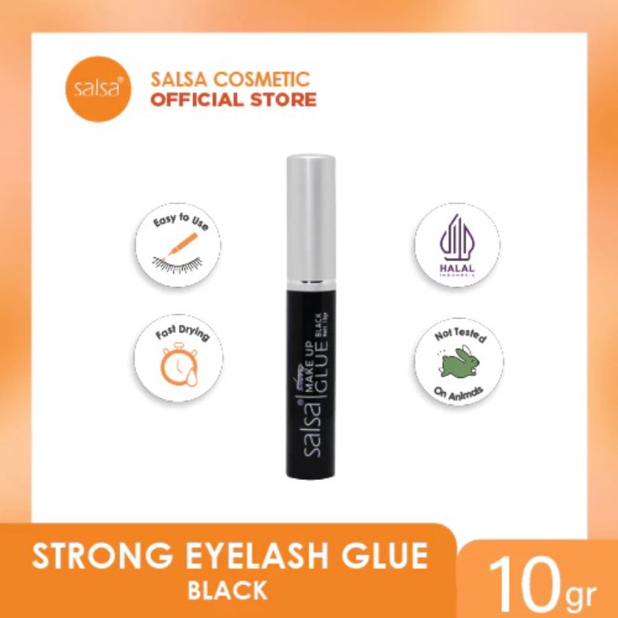 Salsa Make Up Glue Black Eyelash Adhesive & Double Eyelid 1pcs