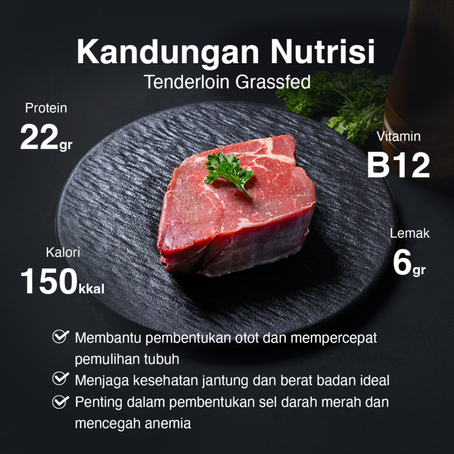 Tenderloin Grassfed 150gram