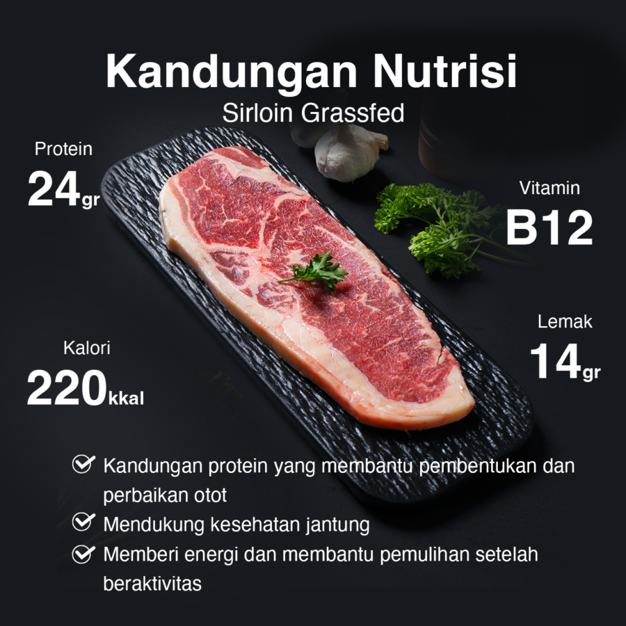 Sirloin Grassfed 200gram