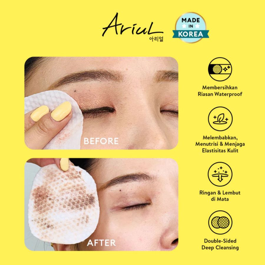 Ariul The Perfect Refresh Your Day! Lip and Eye Remover Pad 30sheets