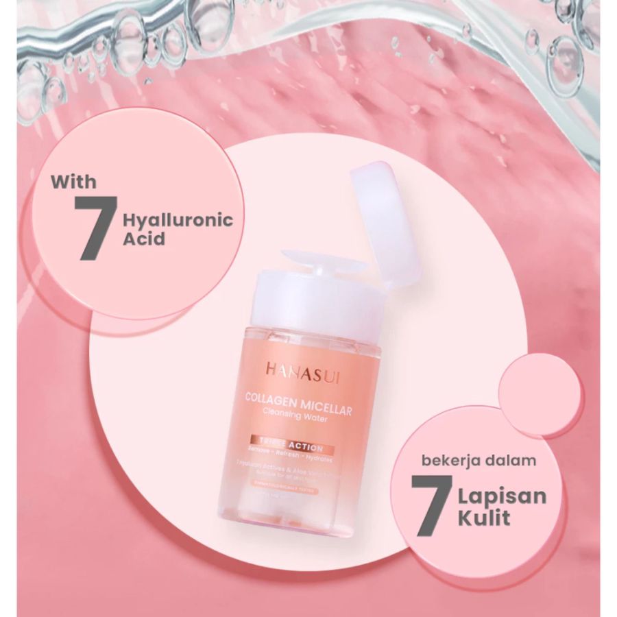 Hanasui Collagen Micelar Triple Action Cleansing Water 100ml