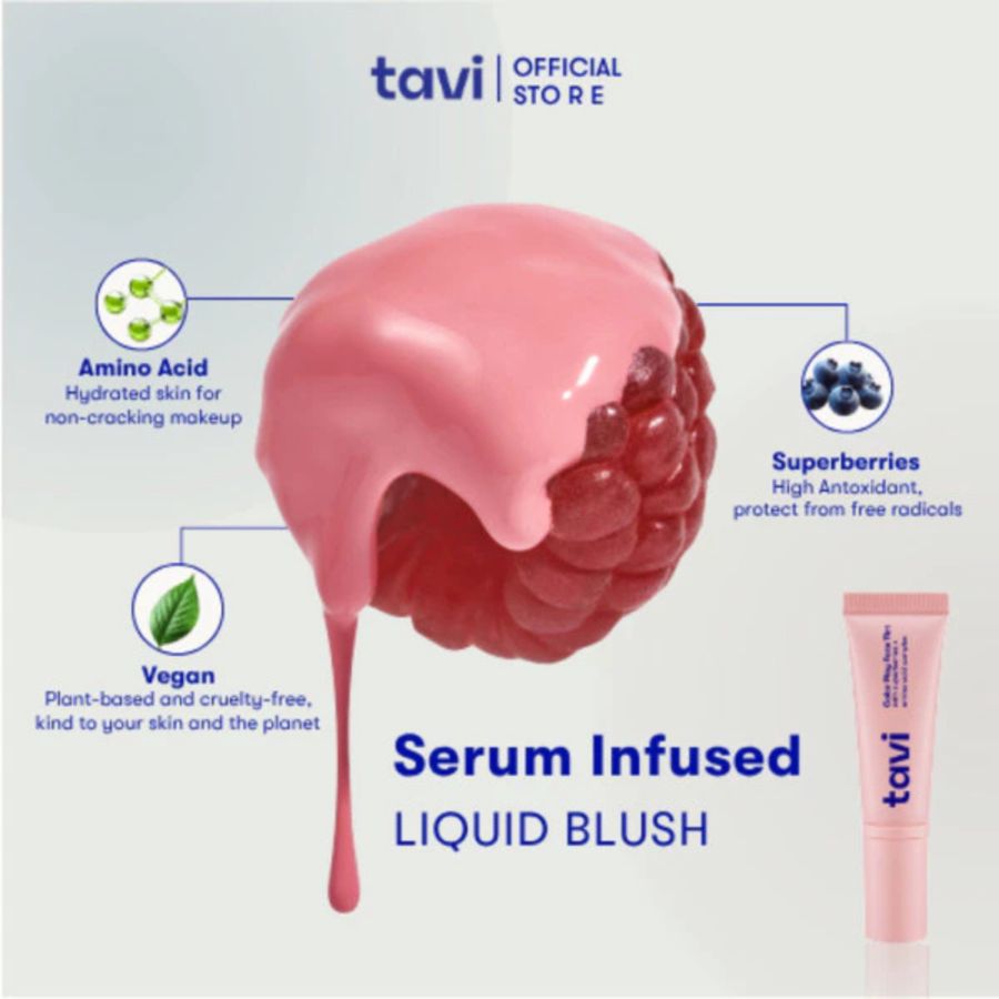 Tavi Color Play Face Tint Petal Flush Blush & Highlighter 9gram