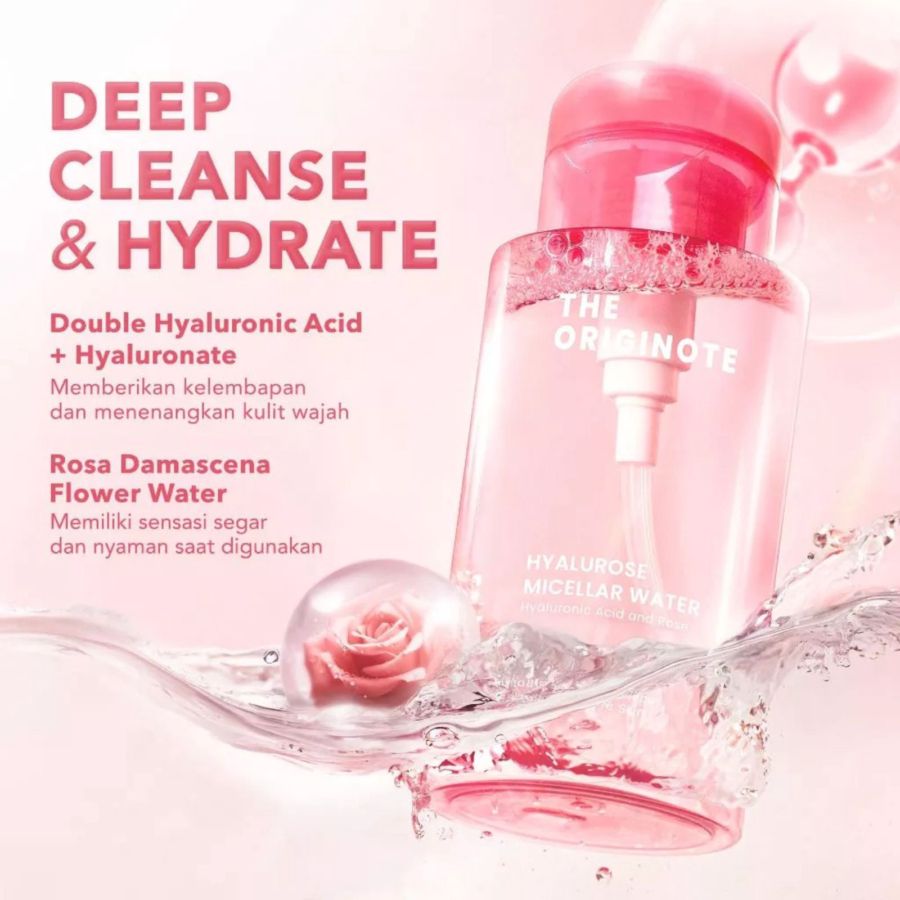 The Originote Hyalurose Micellar Water Make Up Remover 300ml
