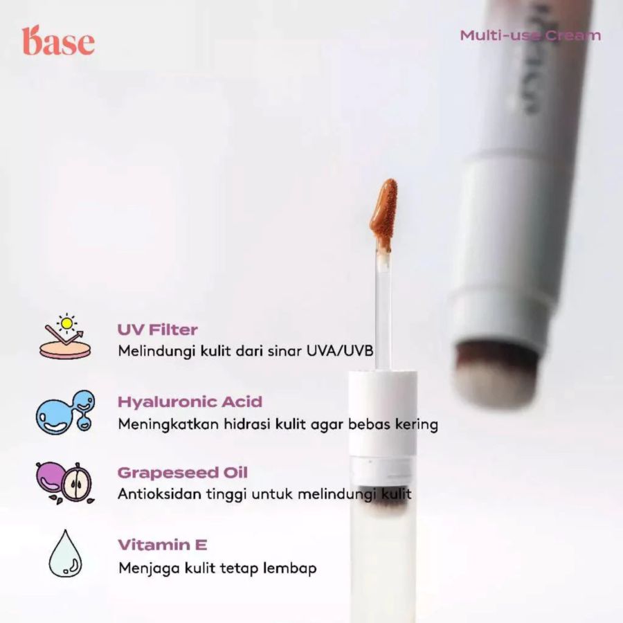 Base Seamless Days 3 in 1 02 Playful Peach Cheek Lip Eye Color 5ml