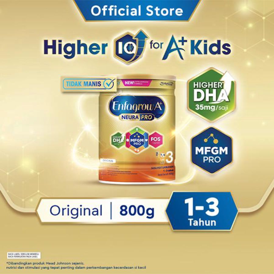 Enfagrow A+ 3 Original Susu Pertumbuhan Anak 1-3 Tahun 800gram