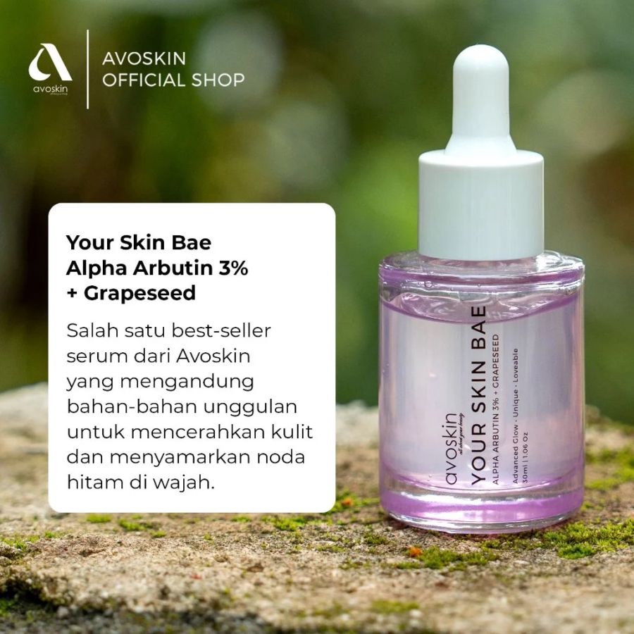 Avoskin Your Skin Bae Serum Alpha Arbutin 3% + Grapeseed 30ml
