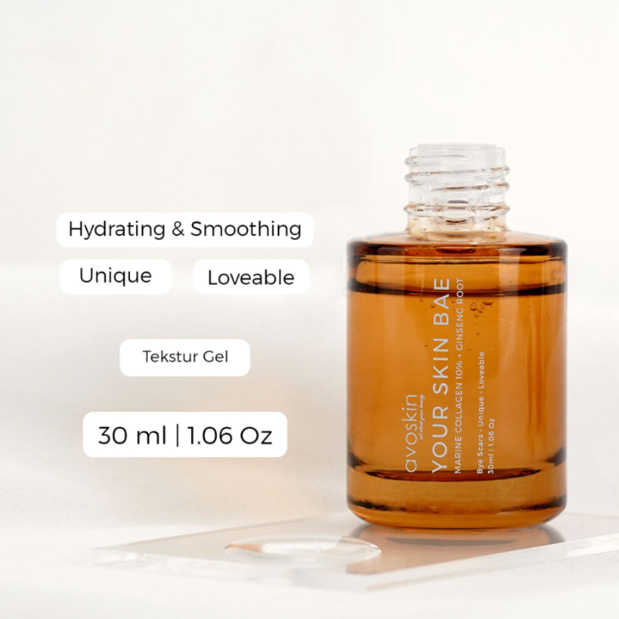Avoskin Your Skin Bae Serum Marine Collagen 10% + Ginseng Root 30ml