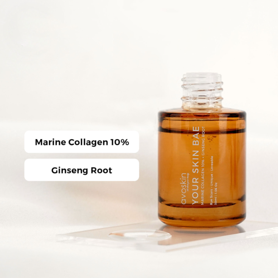 Avoskin Your Skin Bae Serum Marine Collagen 10% + Ginseng Root 30ml