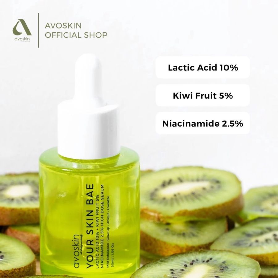 Avoskin Your Skin Bae Lactic Acid+Kiwi+Niacinamide Serum Wajah 30ml
