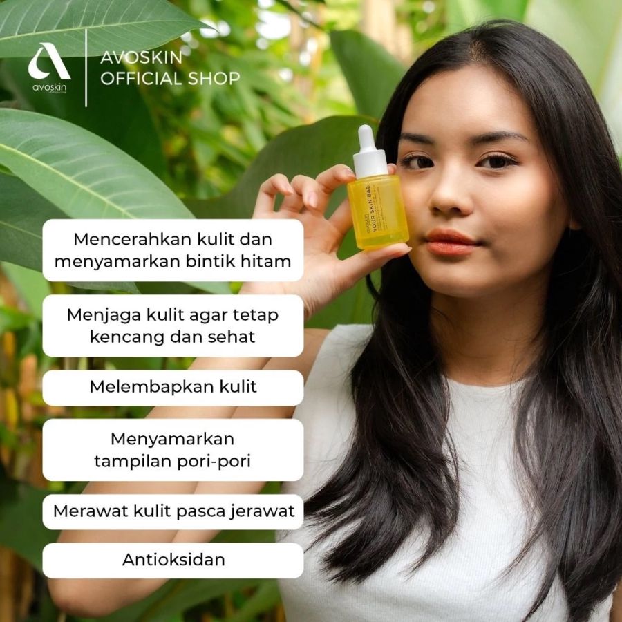 Avoskin Your Skin Bae Vitamin C+Niacinamide+ Mandarin Orange Serum Wajah 30ml