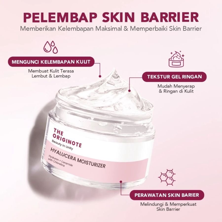 The Originote Hyalucera Moisturizer Gel Pelembab Wajah 50ml