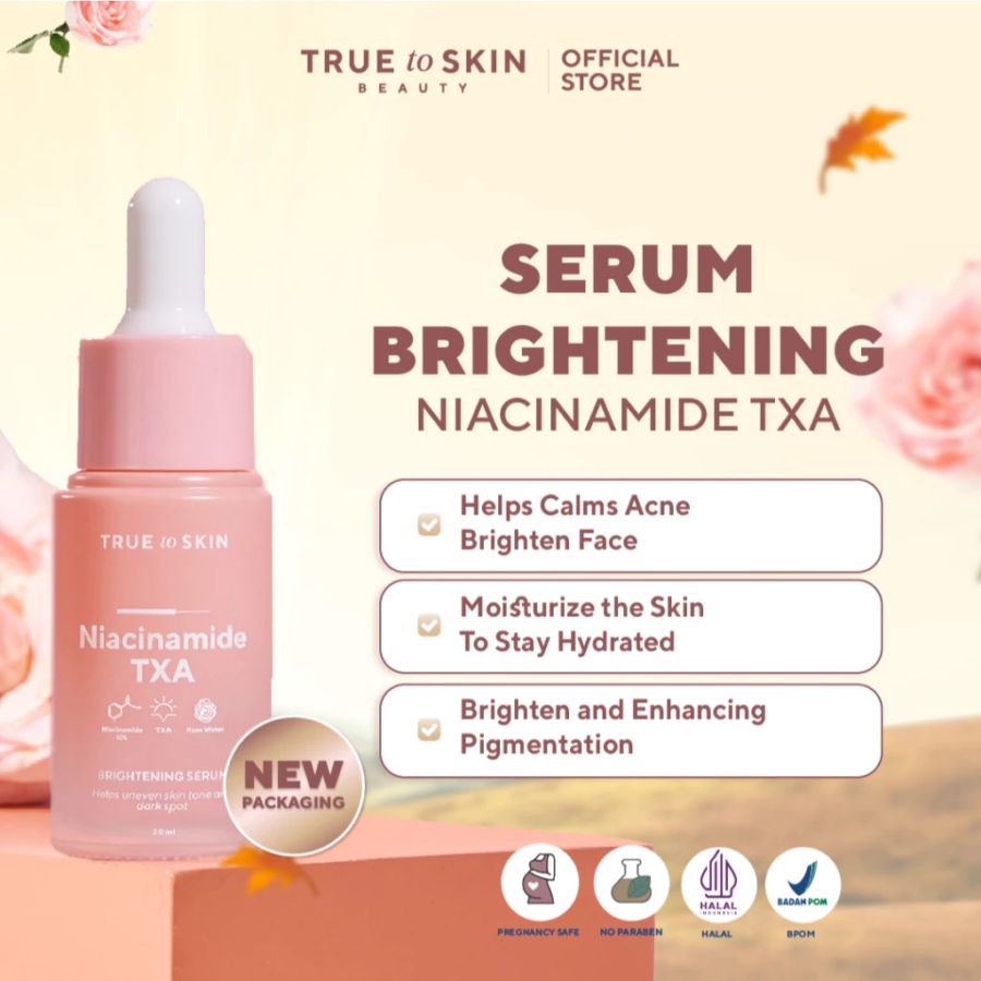 True To Skin Niacinamide TXA Brightening Serum 20ml