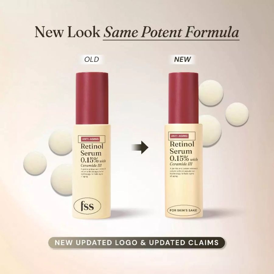 For Skin's Sake Retinol Serum 0,15% with Ceramide III 30ml