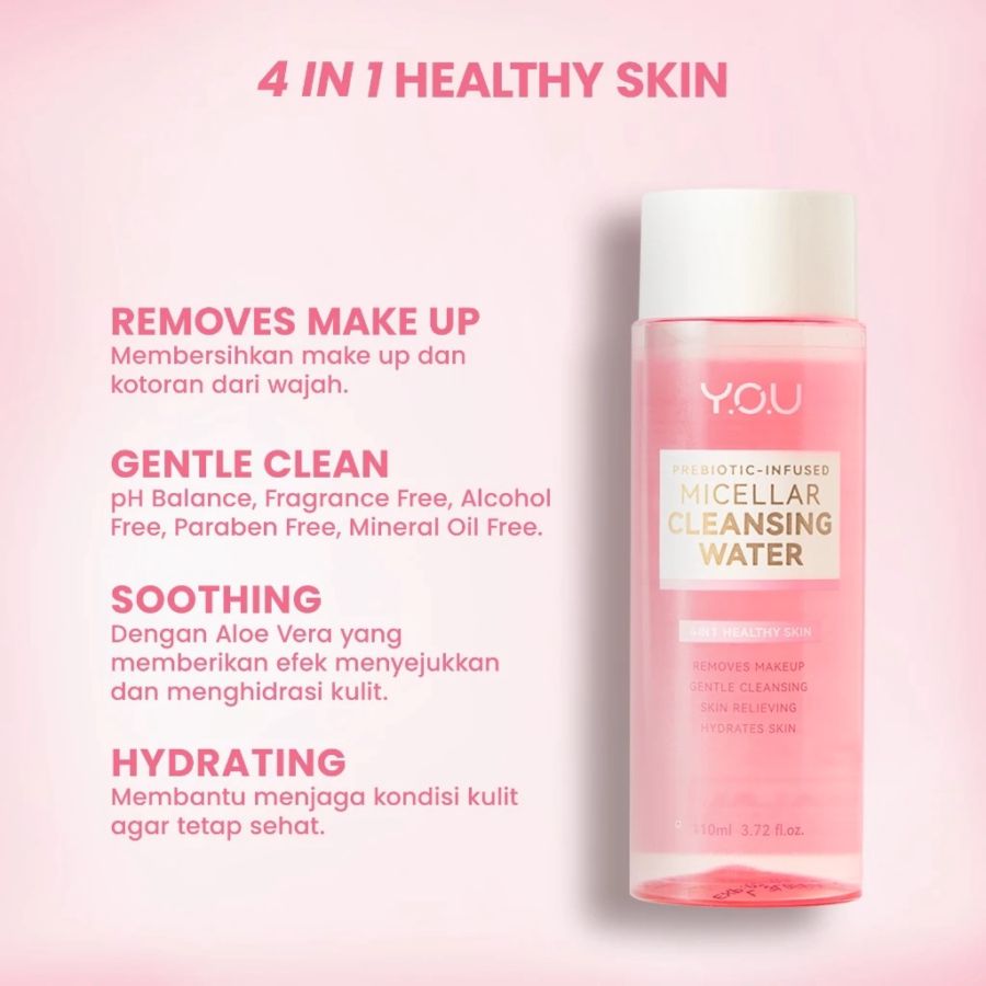 YOU Gentle Clean Prebiotic Infused Micellar Water 110ml