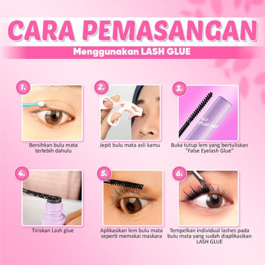 BAISISI Bulu Mata Palsu A06 Wild Dan Lem Bulu Mata Eyelash Extention 1pcs