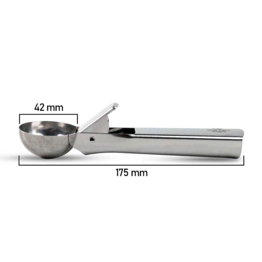 One Two Cups Sendok Scoop Es Krim dan Buah Stainless Steel 430 47mm - 164Z - Silver 1pcs