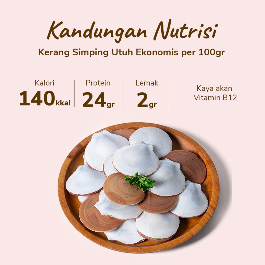 Kerang Simping Utuh Ekonomis 1kg