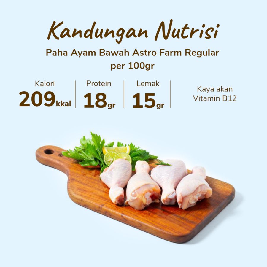 Paha Ayam Bawah Astro Farm Regular 450-550gram