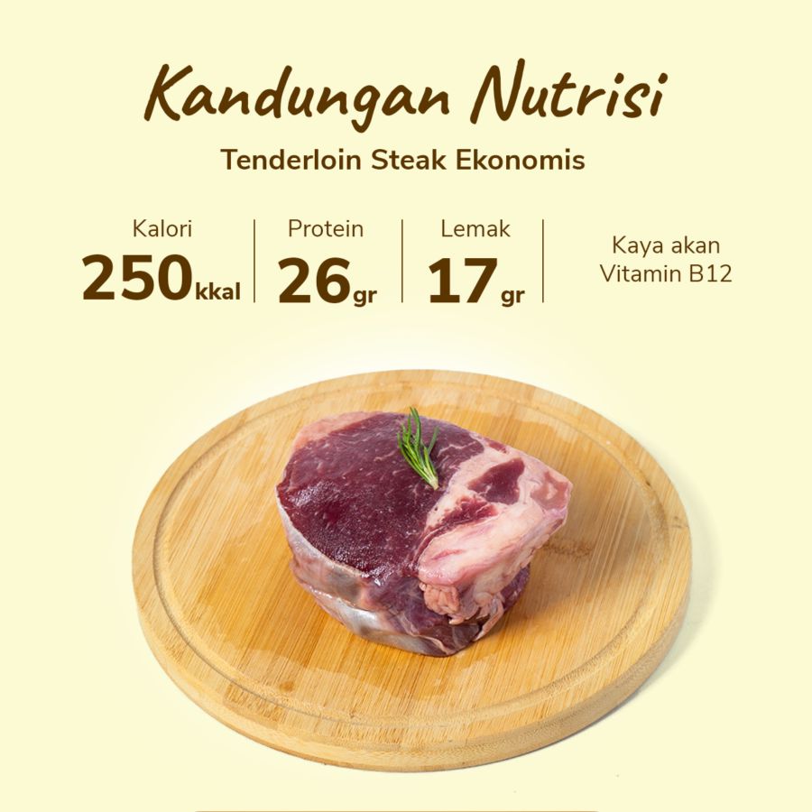Tenderloin Steak Ekonomis 250gram