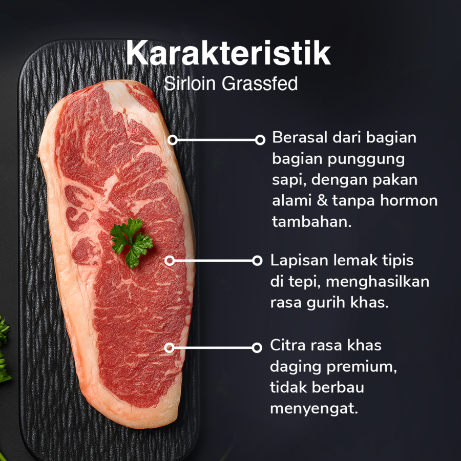 Sirloin Grassfed 200gram