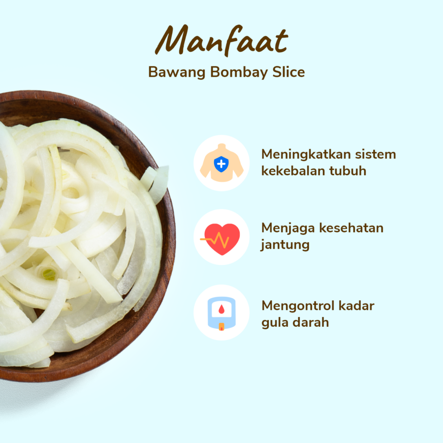 Bawang Bombay Slice Astro Farm 150gram