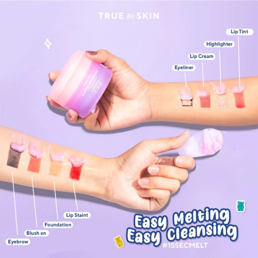 True To Skin 2 Layer Effortless Cleansing Balm 50gram