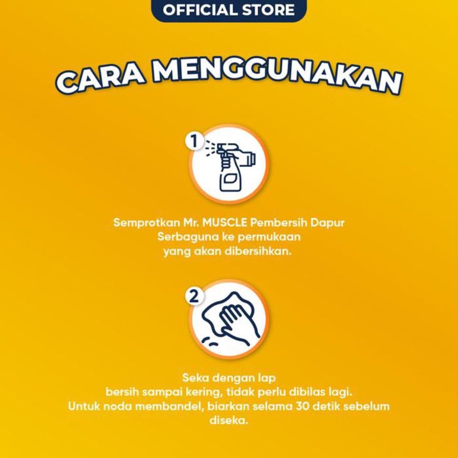Mr Muscle Pembersih Dapur Serbaguna Orange Pouch 400ml