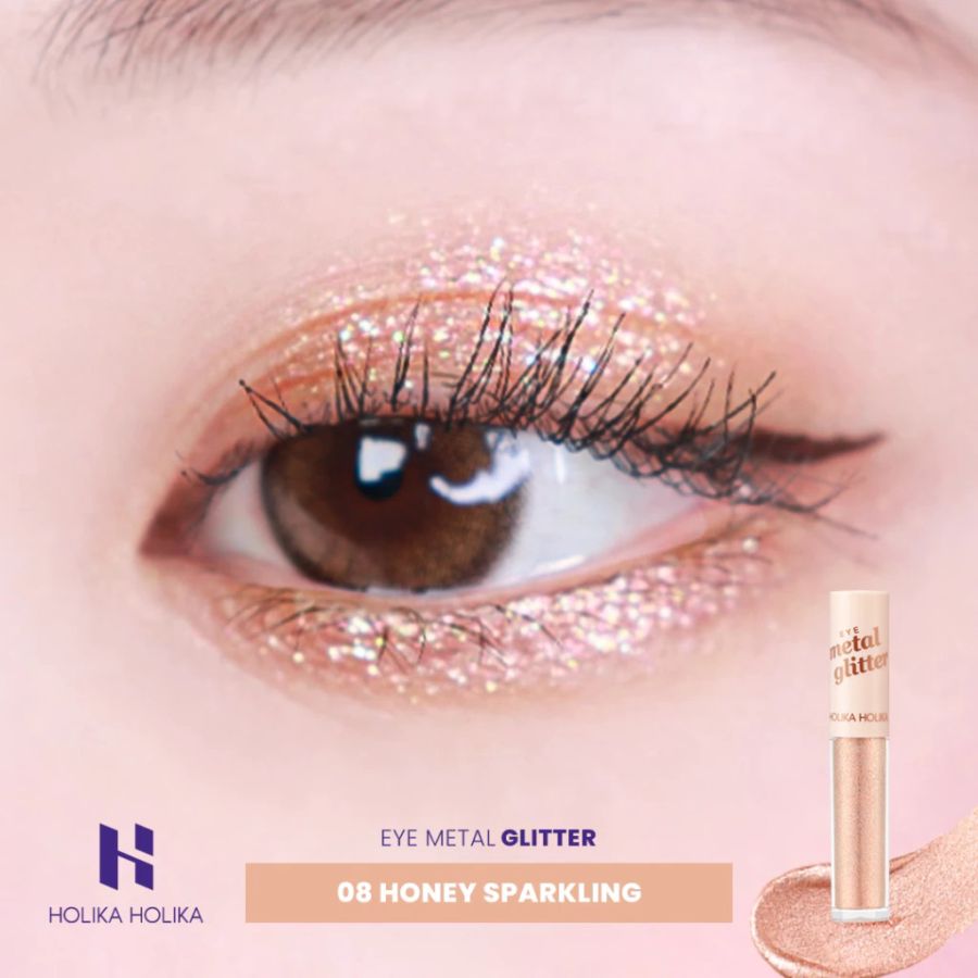 Holika Holika Eye Metal Glitter 08 Honey Sparkling Liquid Eyeshadow 3gram