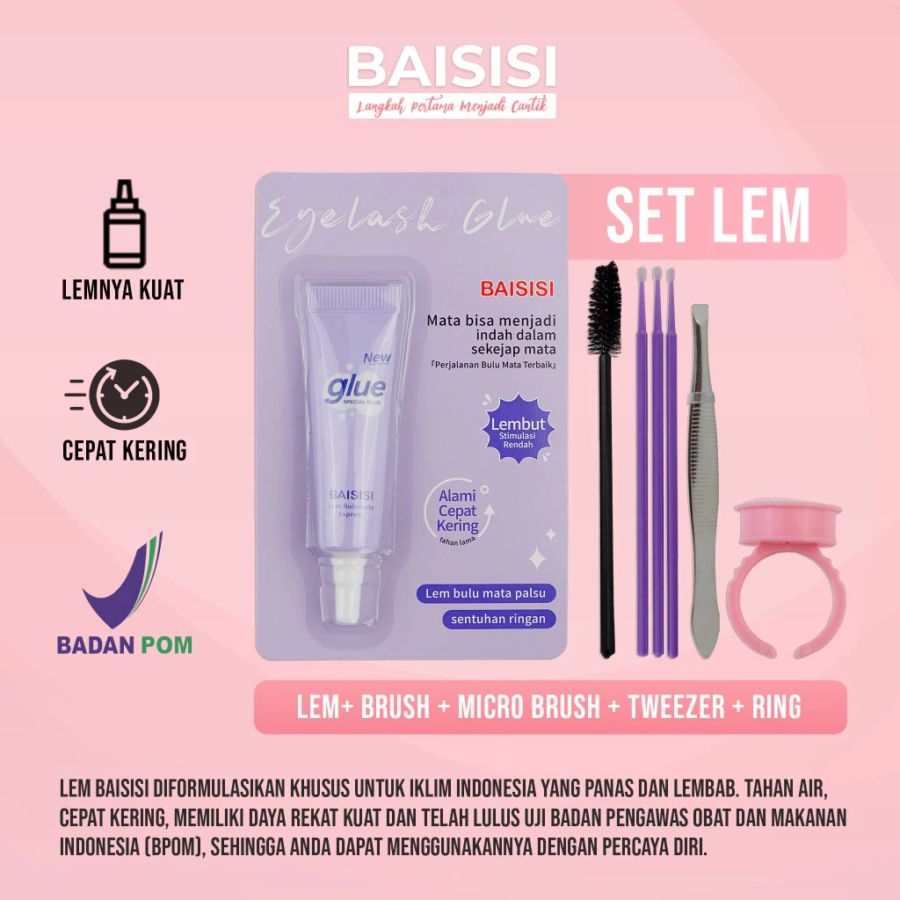 BAISISI 5 in 1 Ellen Eye Lem Bulu Mata 7gram
